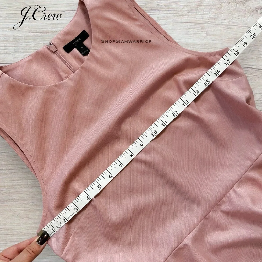 J.Crew NWT rose pink peplum top in super 120s fine wool *shop@iamwarrior